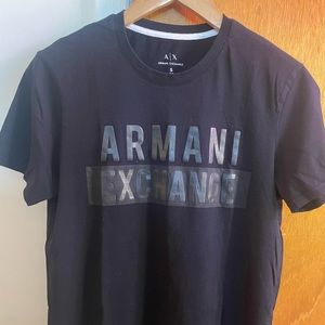 Armani exchange black shirt size S